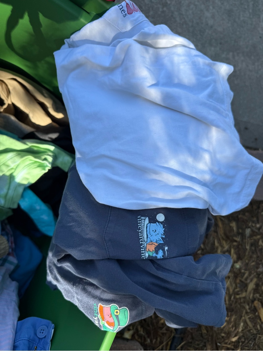 Lot of 14 Vineyard Vines Boys Long and Short-Sleeve Pocket Tees- various sizes. - Picture 2 of 2
